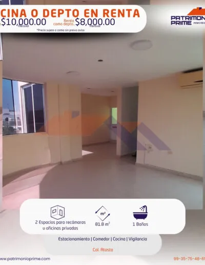 oficina privada en villahermosa Atasta 2 oficinas internas