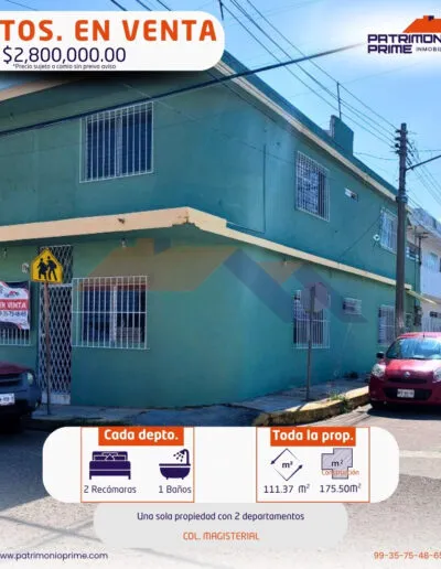 Departamentos en venta para inversion en villahermosa