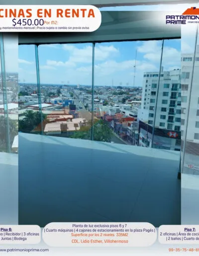 oficinas en renta en villahermosa tabasco corporativo