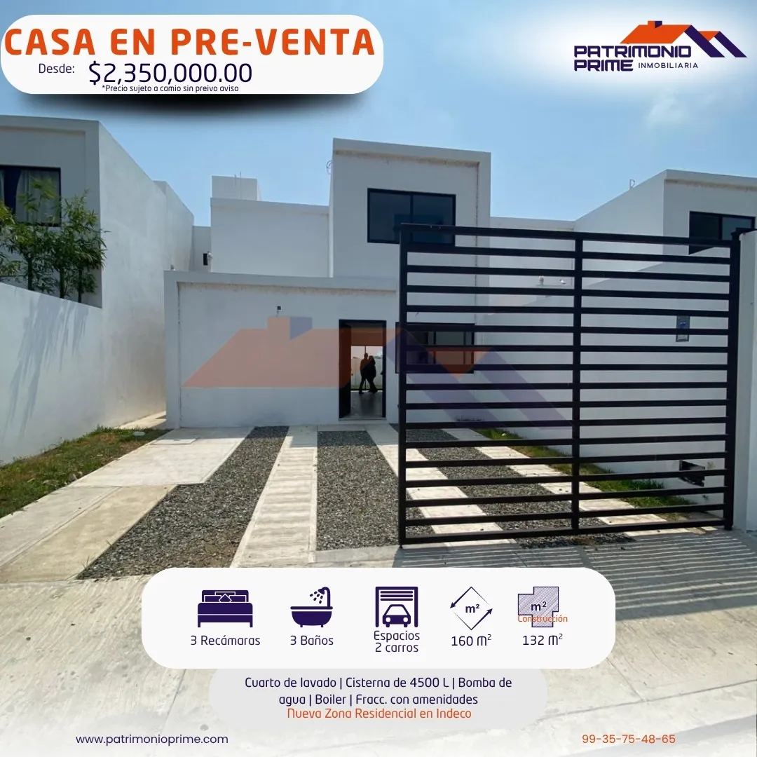 casa en venta en indeco villahermosa en privada fraccionamiento con alberca