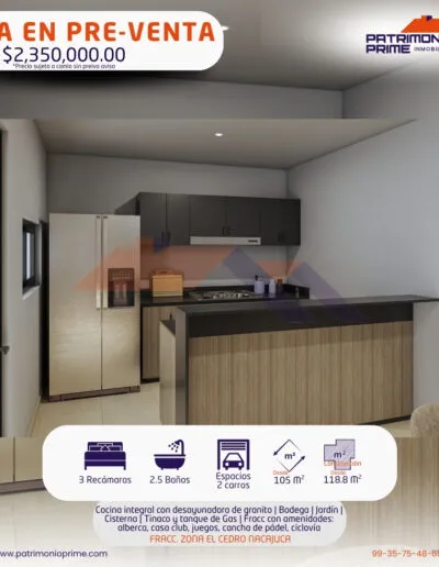 casa en venta el cedro nacajuca fachada cocina