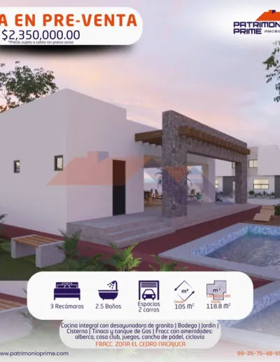 casa en venta el cedro nacajuca fachada con alberca