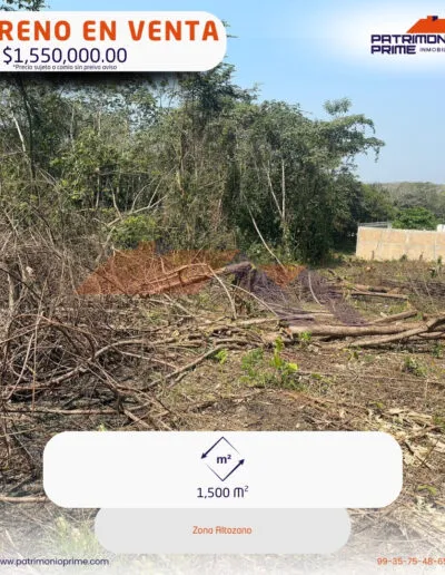 terreno en venta en villahermosa zona altozano