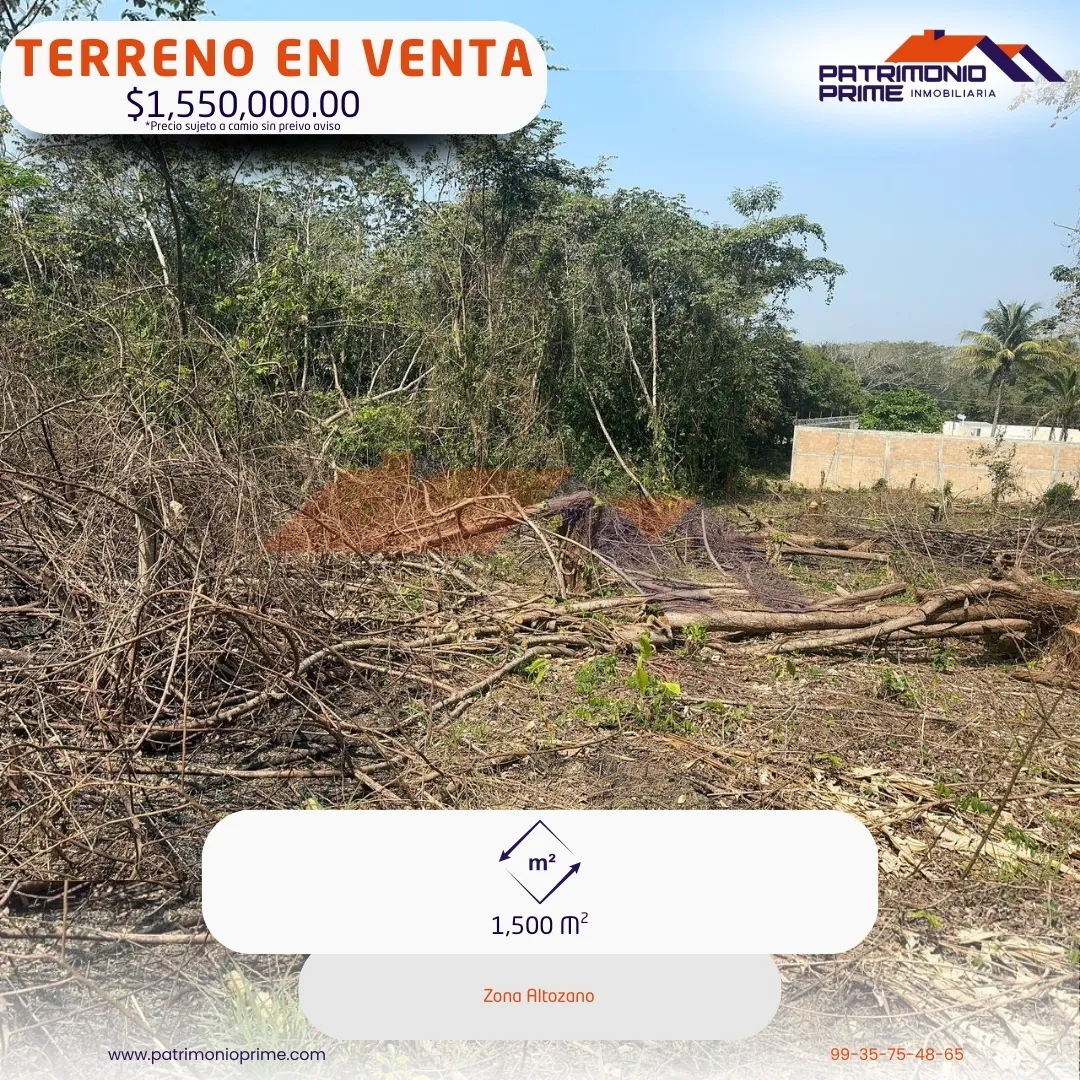 terreno en venta en villahermosa zona altozano