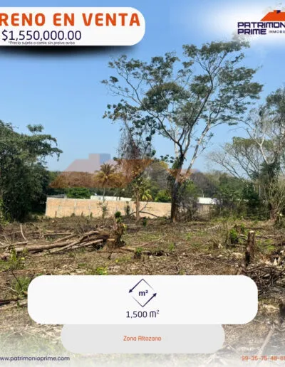 terreno en venta en villahermosa zona altozano sobre carretera