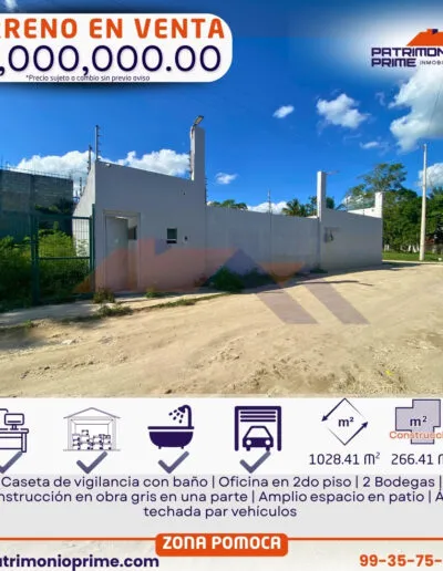terreno en venta en Pomoca villahermosa tabasco