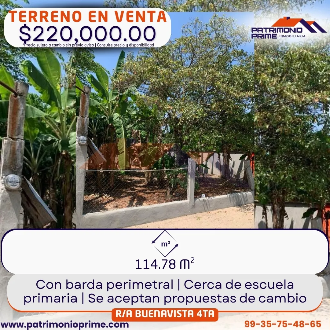 terreno en venta en Buenavista tabasco