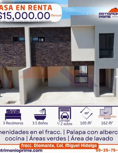 casa en renta en villahermosa tabasco en privada fraccionamiento con alberca